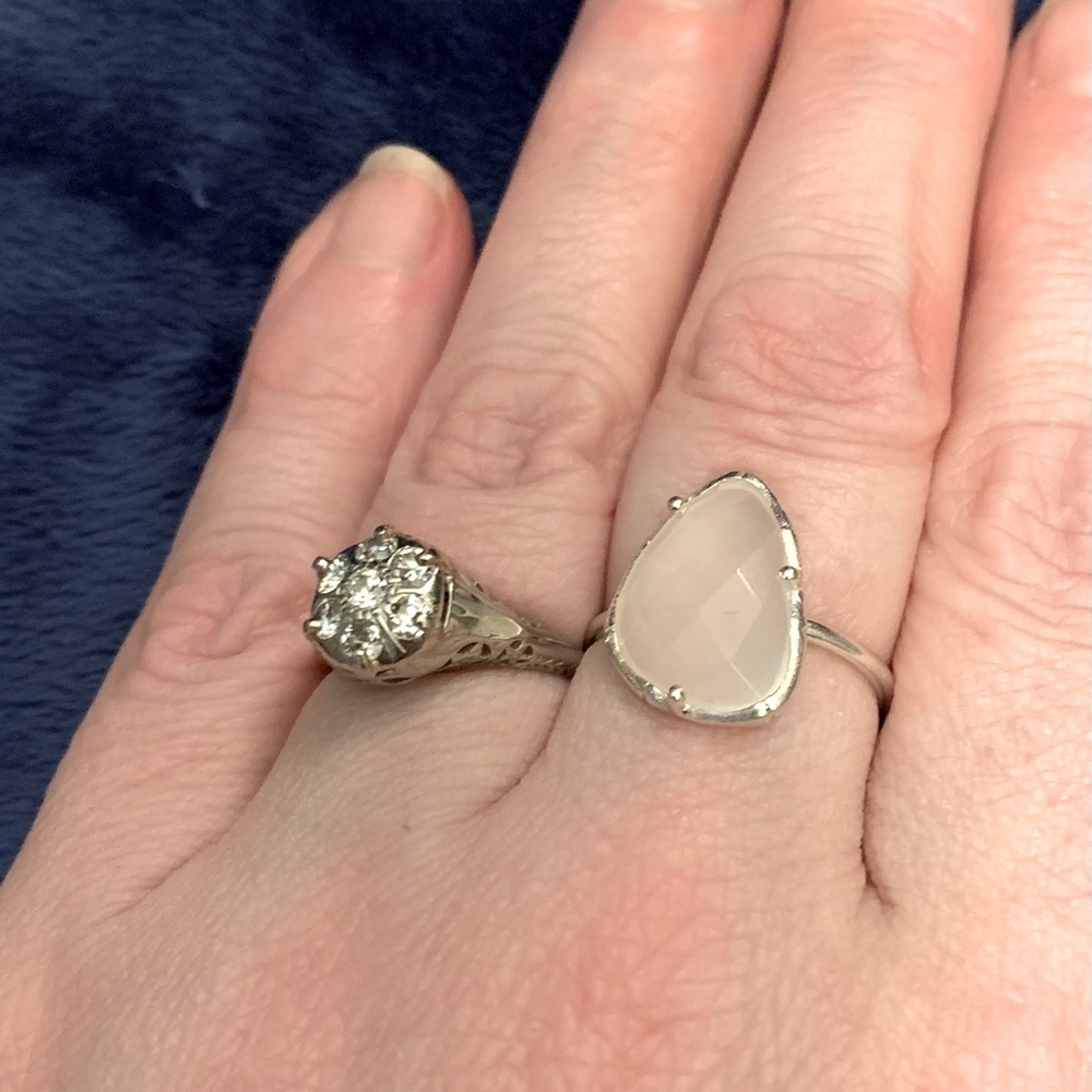 Gorgeous artistic Silver and Moonstone. NWT